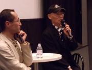 ▲（左）尾崎Ｐ（サンライズフェスティバル総合Ｐ）、<br />
（右）富野由悠季監督