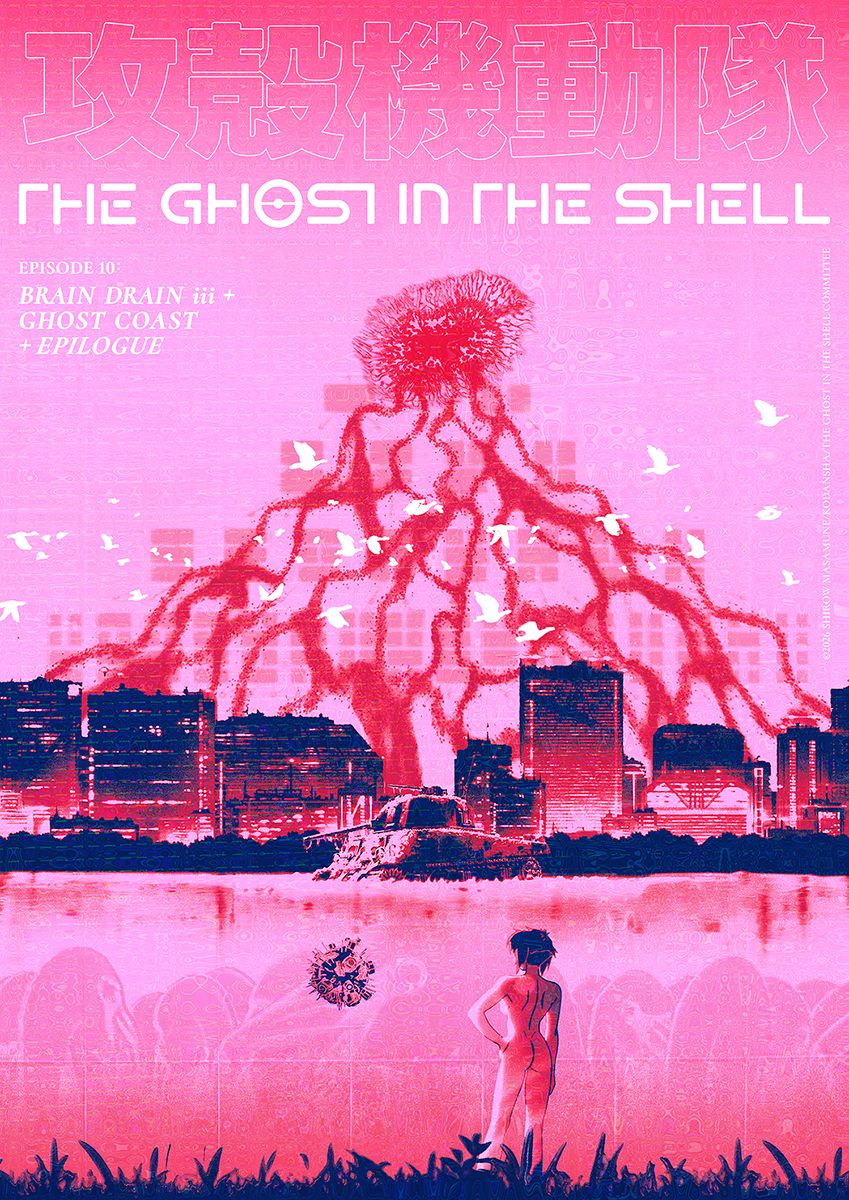Official Episode 10 preview visual for THE GHOST IN THE SHELL