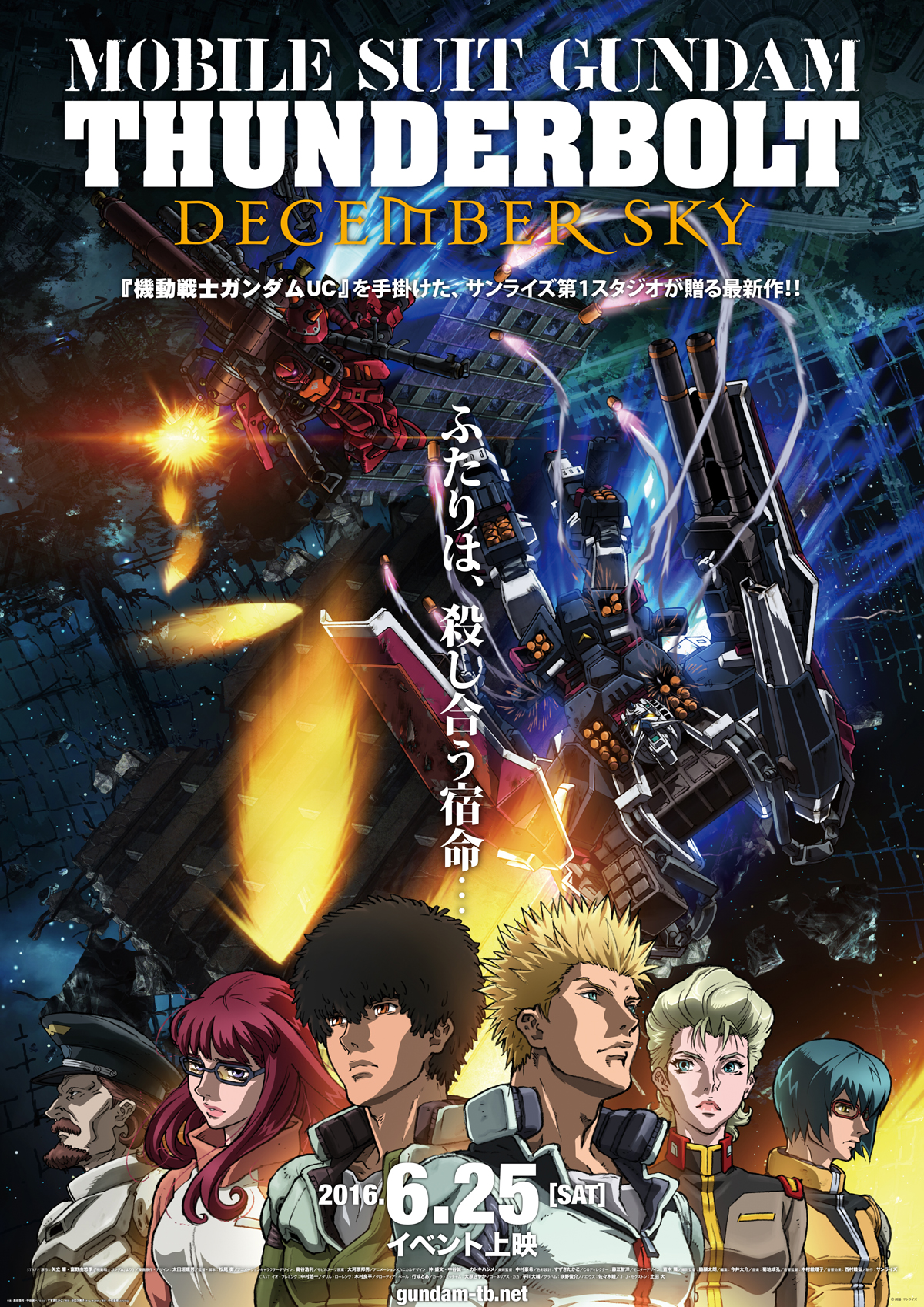 MOBILE SUIT GUNDAM THUNDERBOLT DECEMBER SKY｜List of Works｜SUNRISE