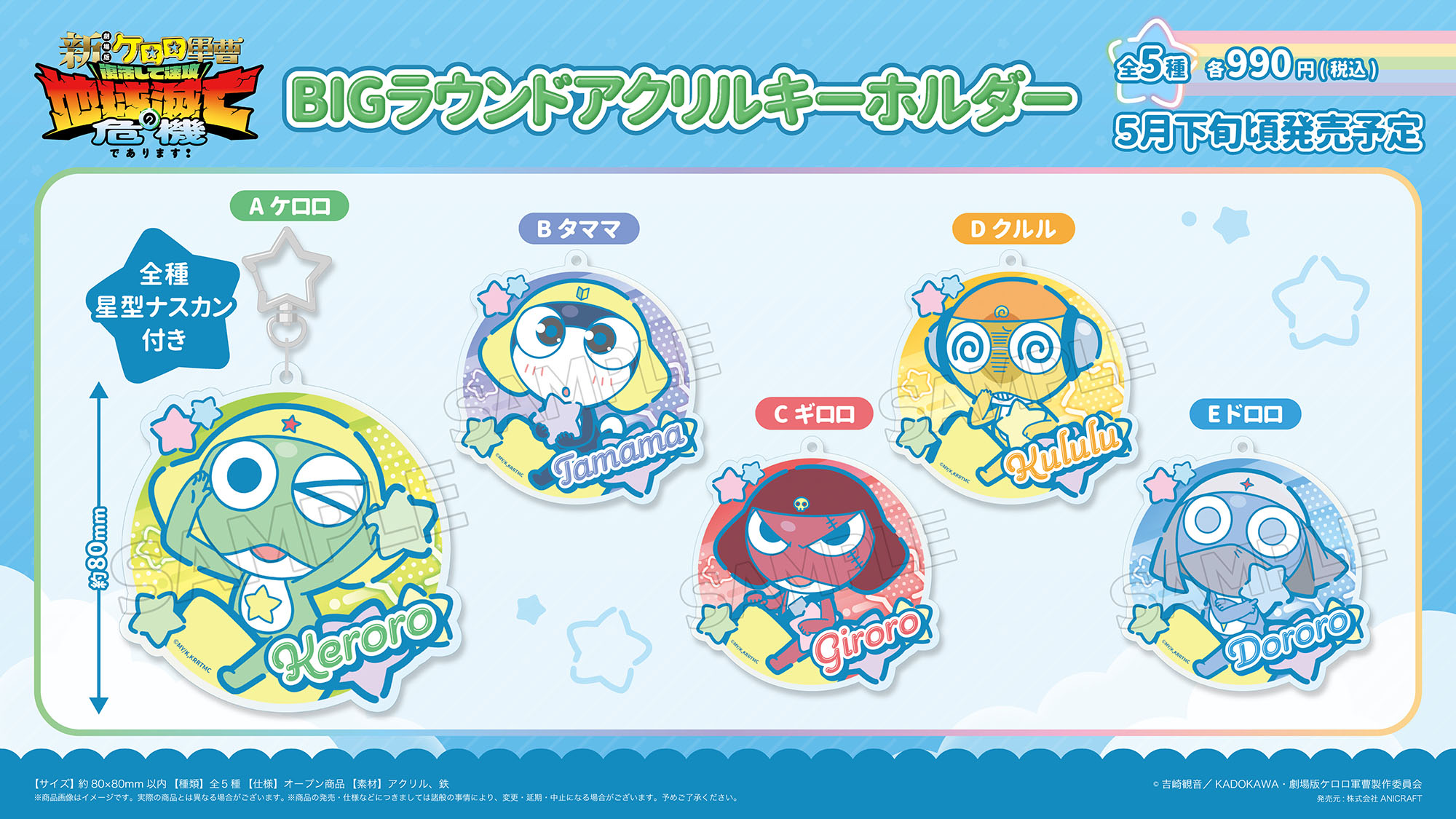 GOODS | ケロロ軍曹 Animation Portal Site