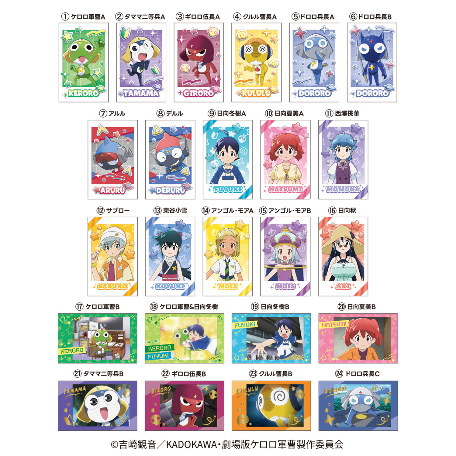 GOODS | ケロロ軍曹 Animation Portal Site